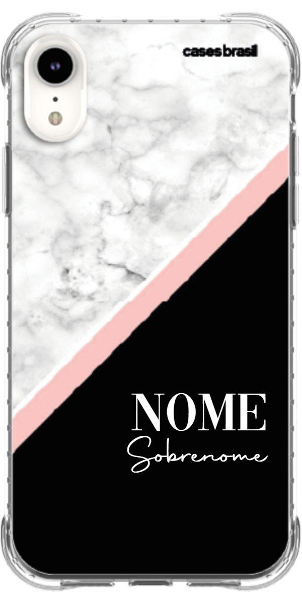 Capinha para Celular Mármore WhiteBlack