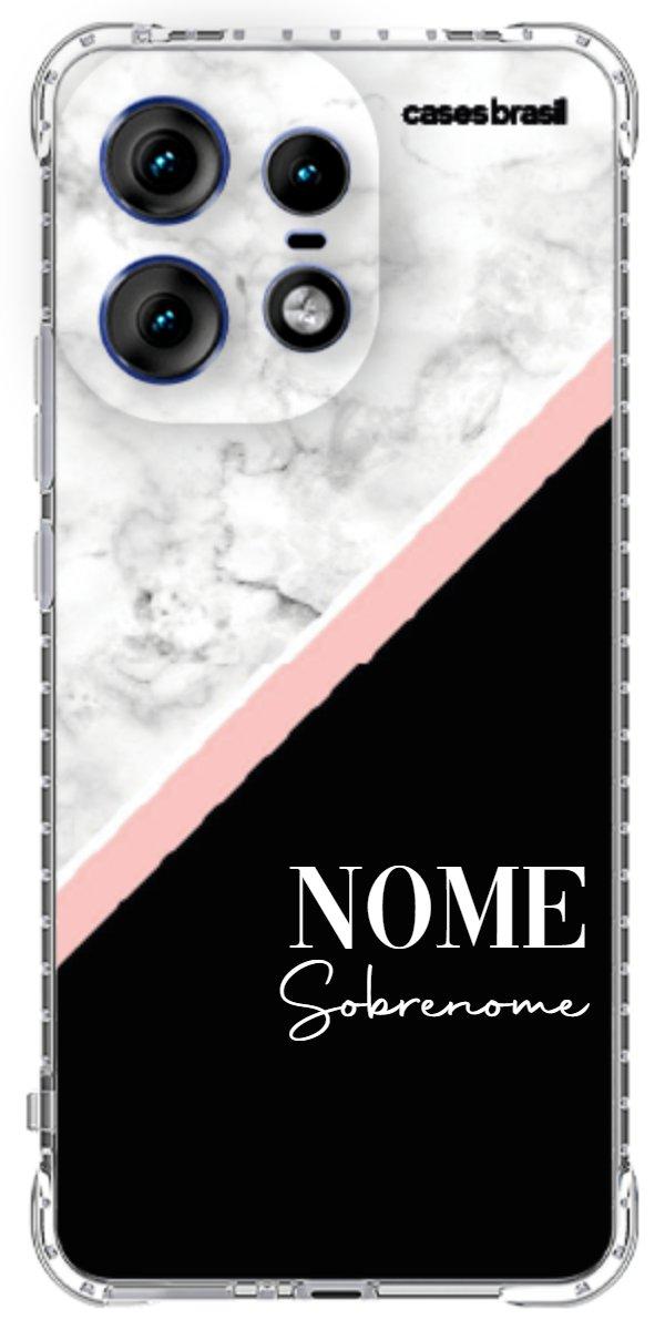 Capinha para Celular Mármore WhiteBlack
