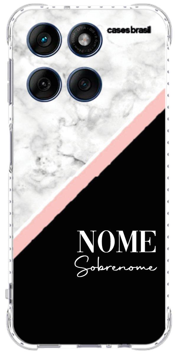Capinha para Celular Mármore WhiteBlack