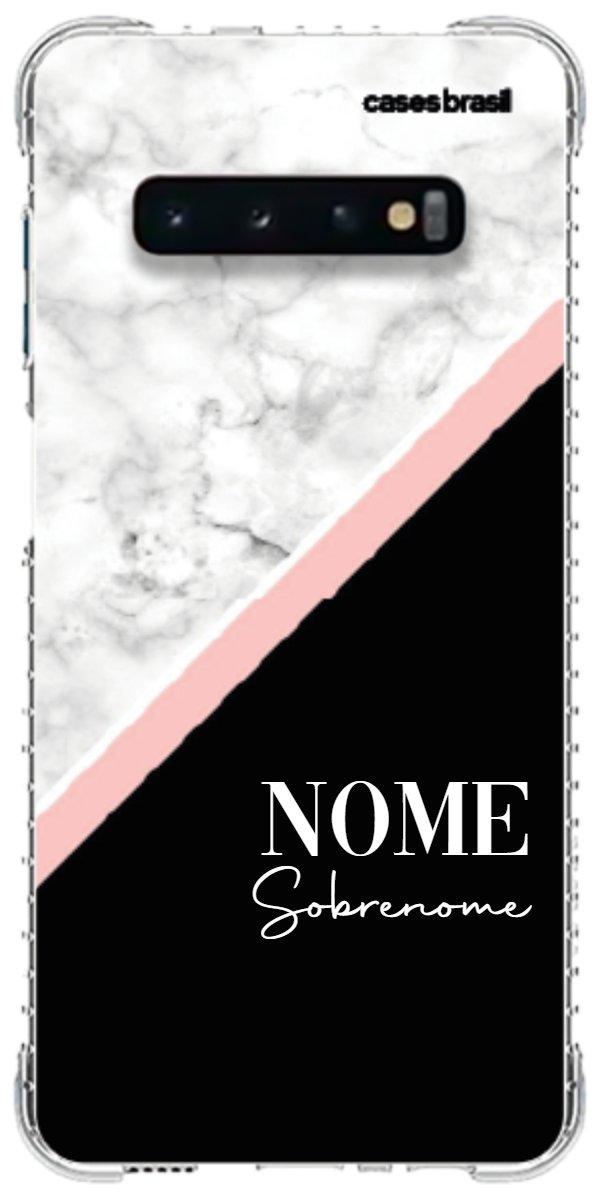 Capinha para Celular Mármore WhiteBlack