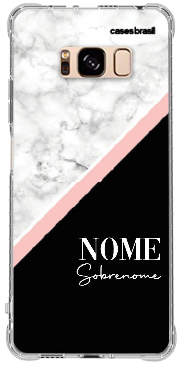 Capinha para Celular Mármore WhiteBlack