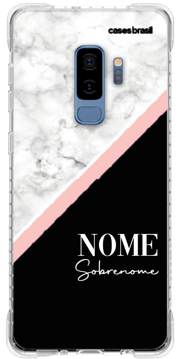 Capinha para Celular Mármore WhiteBlack
