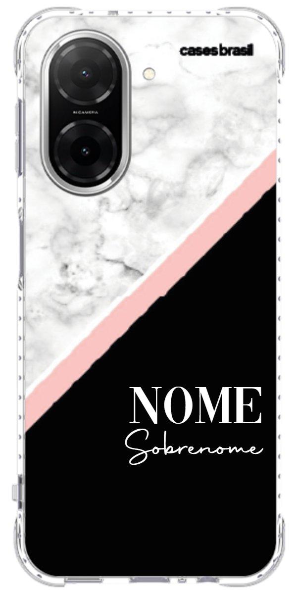 Capinha para Celular Mármore WhiteBlack