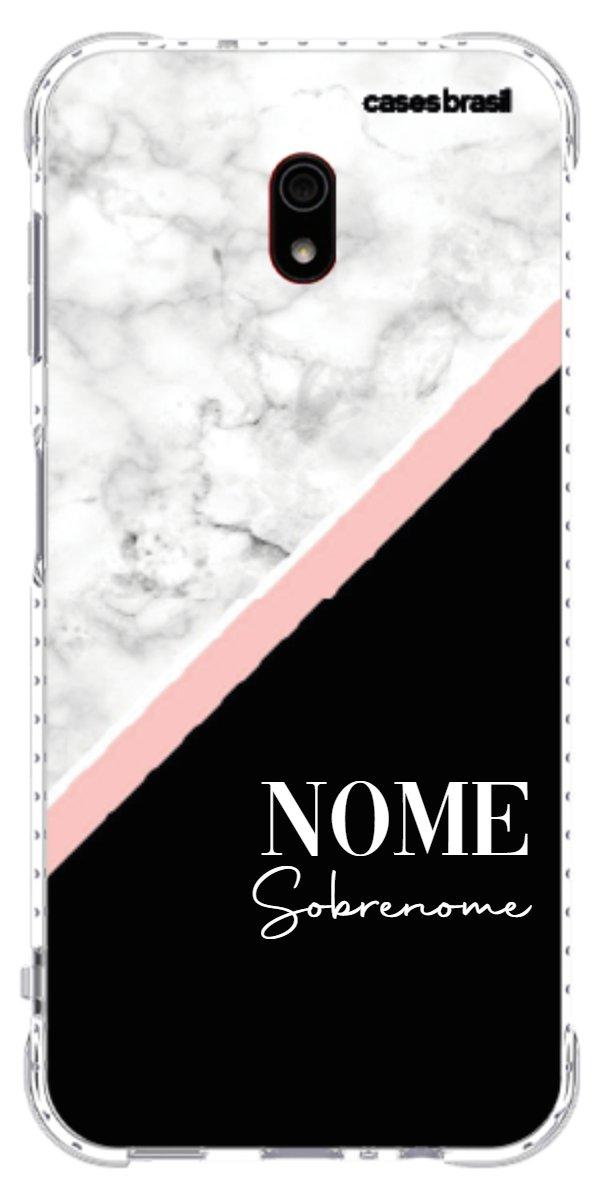 Capinha para Celular Mármore WhiteBlack