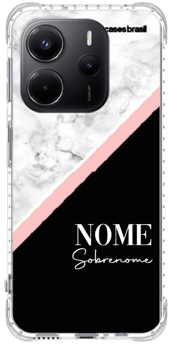Capinha para Celular Mármore WhiteBlack