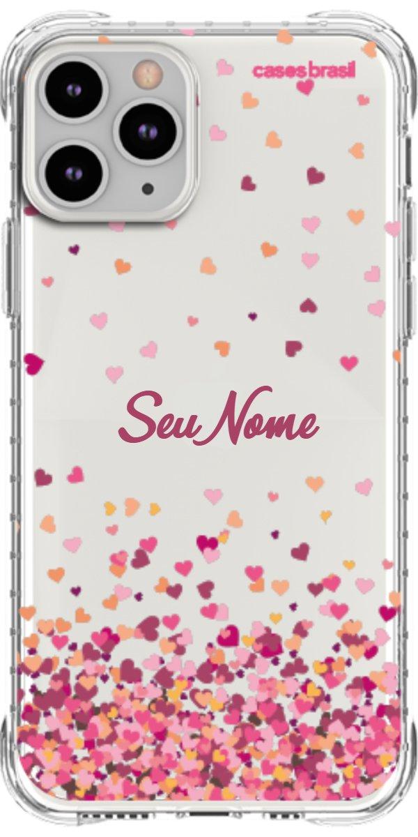 Capinha para Celular Corações Flutuantes
