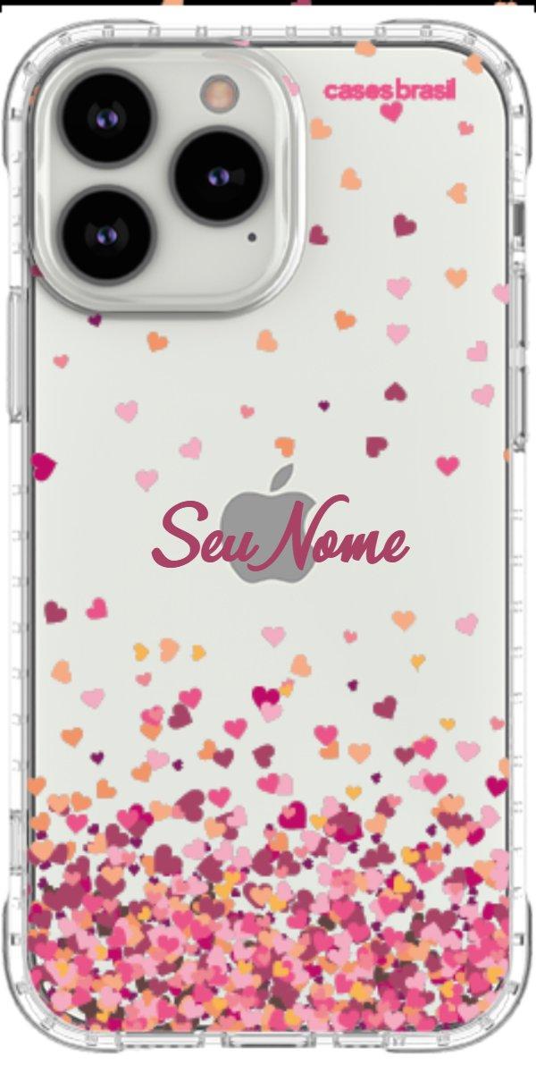 Capinha para Celular Corações Flutuantes