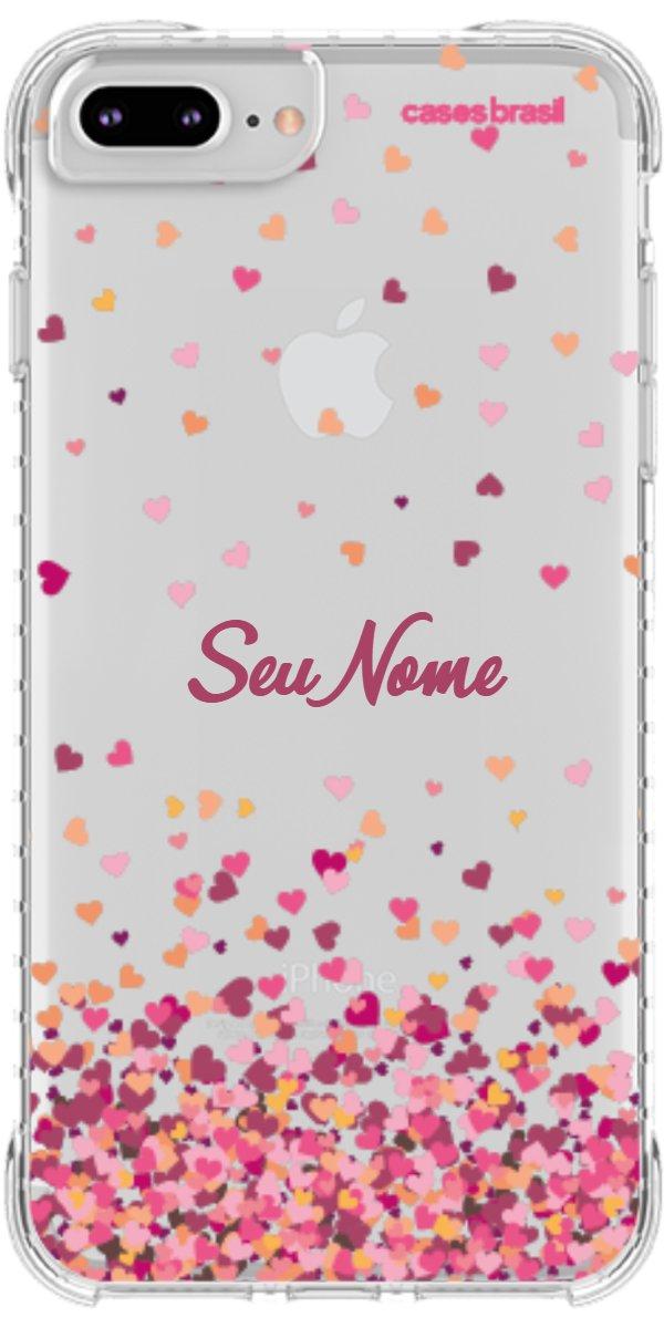 Capinha para Celular Corações Flutuantes