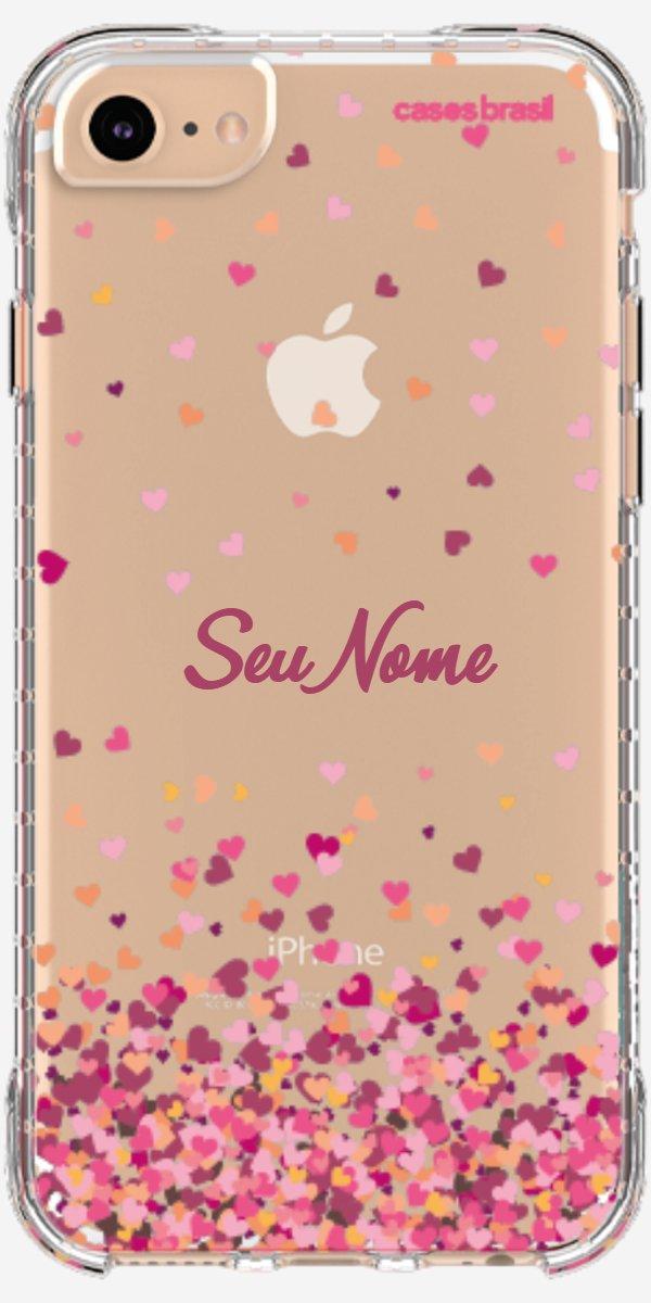 Capinha para Celular Corações Flutuantes