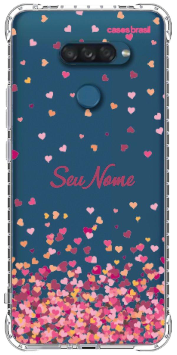 Capinha para Celular Corações Flutuantes