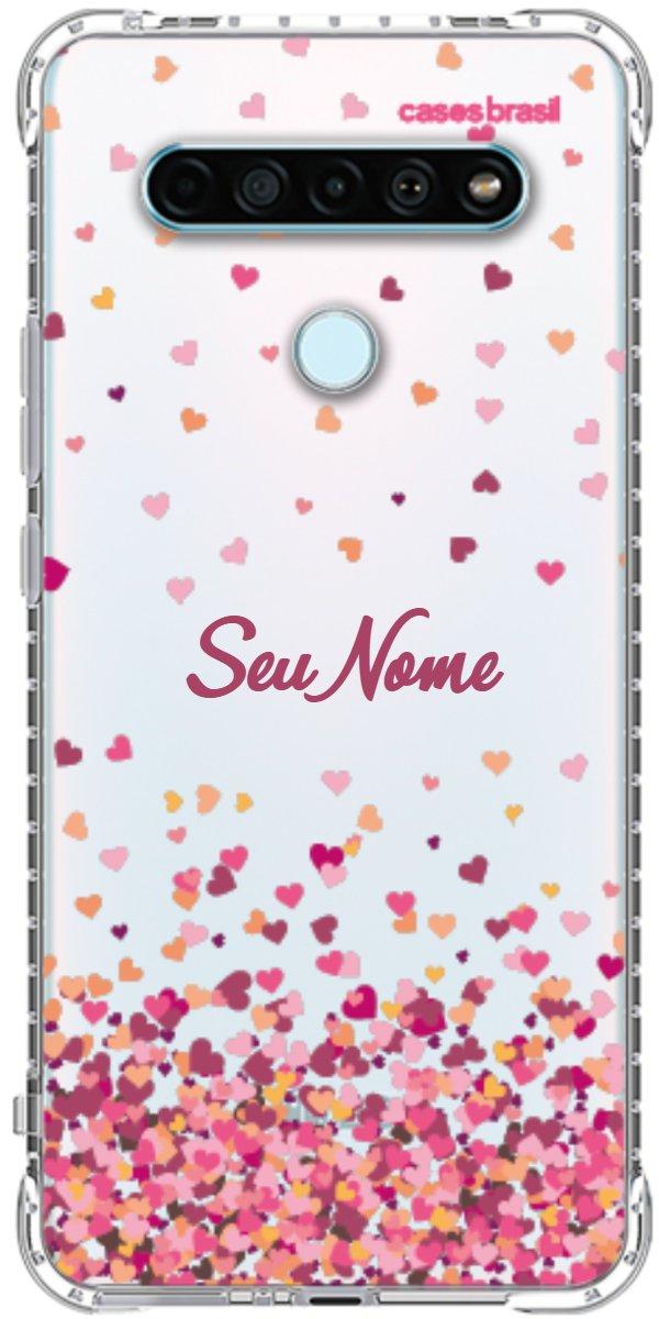Capinha para Celular Corações Flutuantes