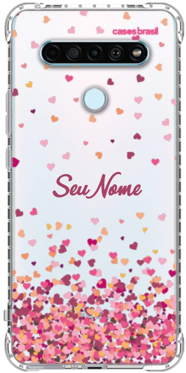 Capinha para Celular Corações Flutuantes