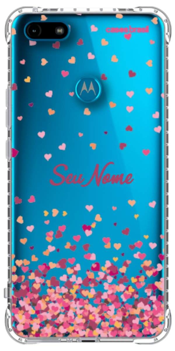 Capinha para Celular Corações Flutuantes