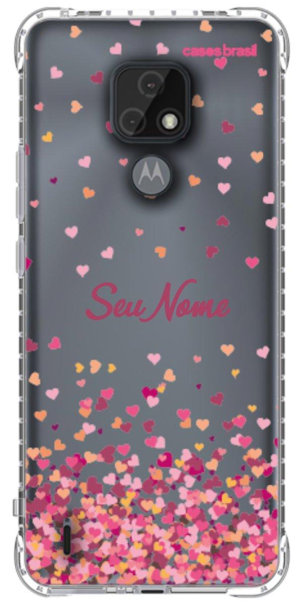 Capinha para Celular Corações Flutuantes