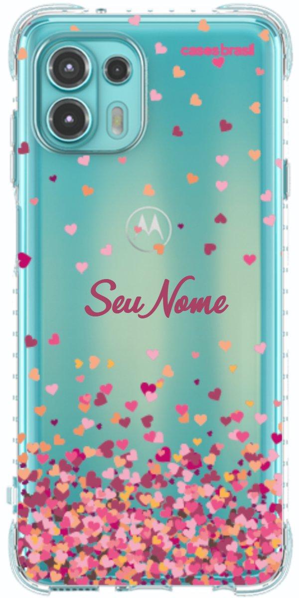 Capinha para Celular Corações Flutuantes