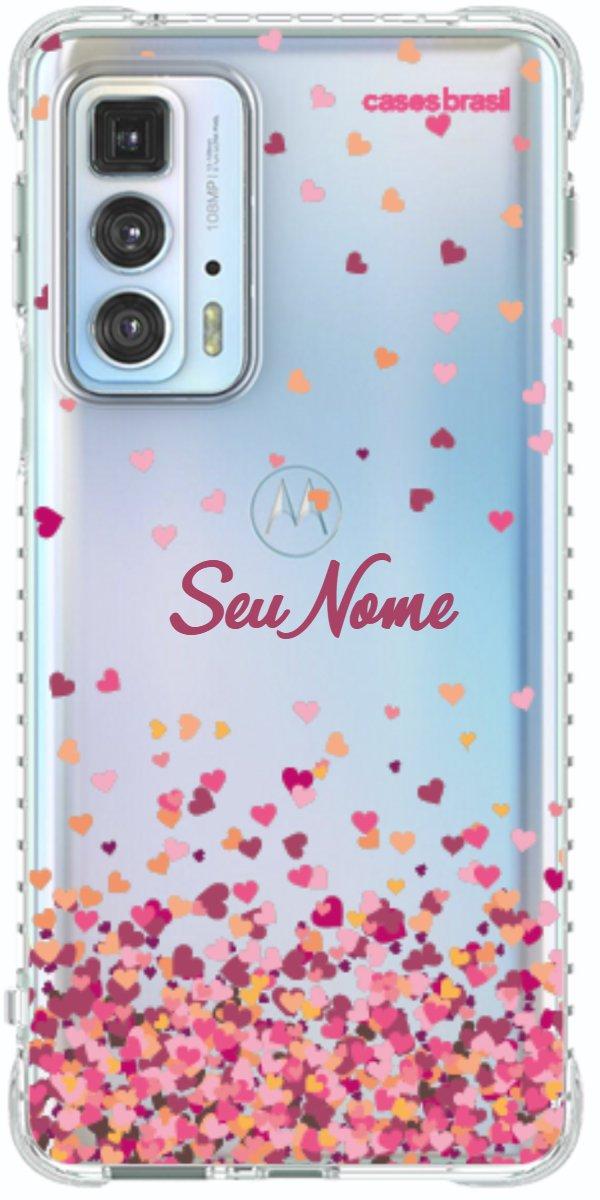 Capinha para Celular Corações Flutuantes