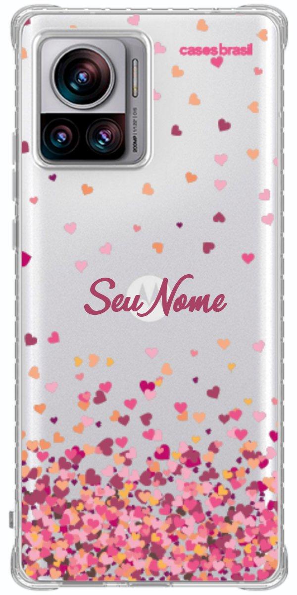 Capinha para Celular Corações Flutuantes