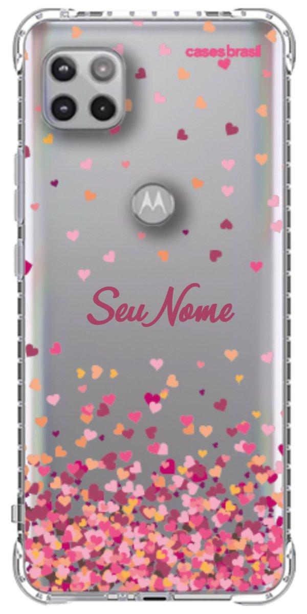 Capinha para Celular Corações Flutuantes