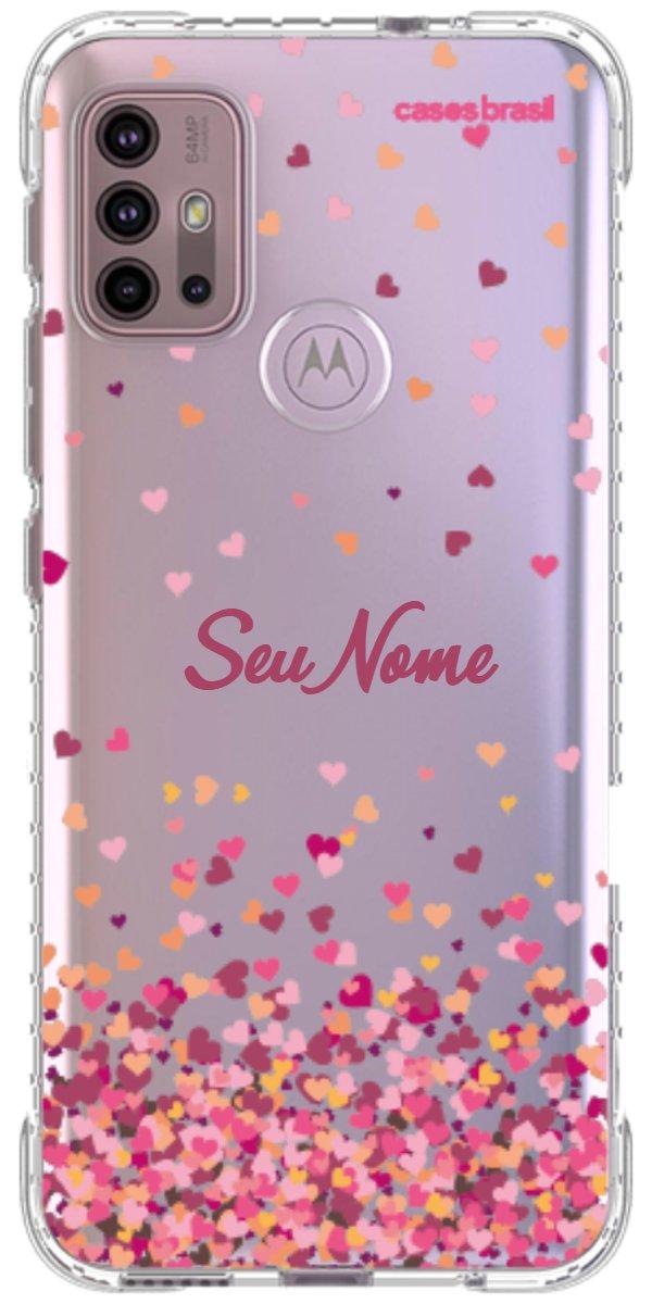 Capinha para Celular Corações Flutuantes