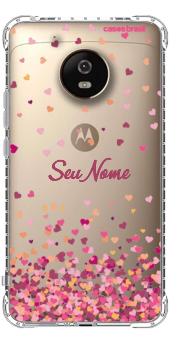Capinha para Celular Corações Flutuantes