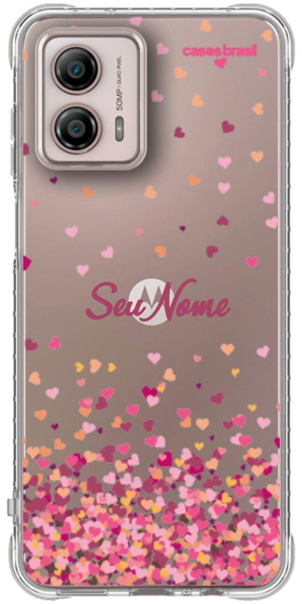 Capinha para Celular Corações Flutuantes