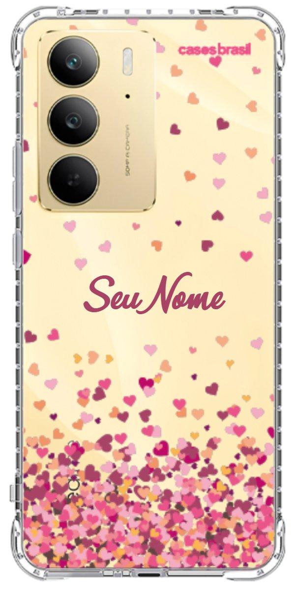 Capinha para Celular Corações Flutuantes