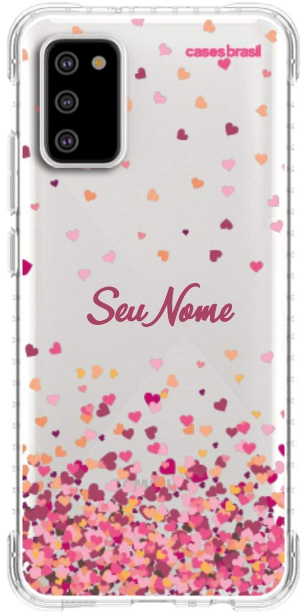 Capinha para Celular Corações Flutuantes