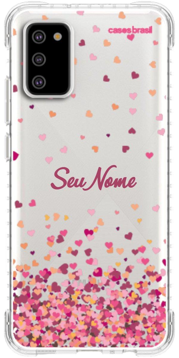 Capinha para Celular Corações Flutuantes