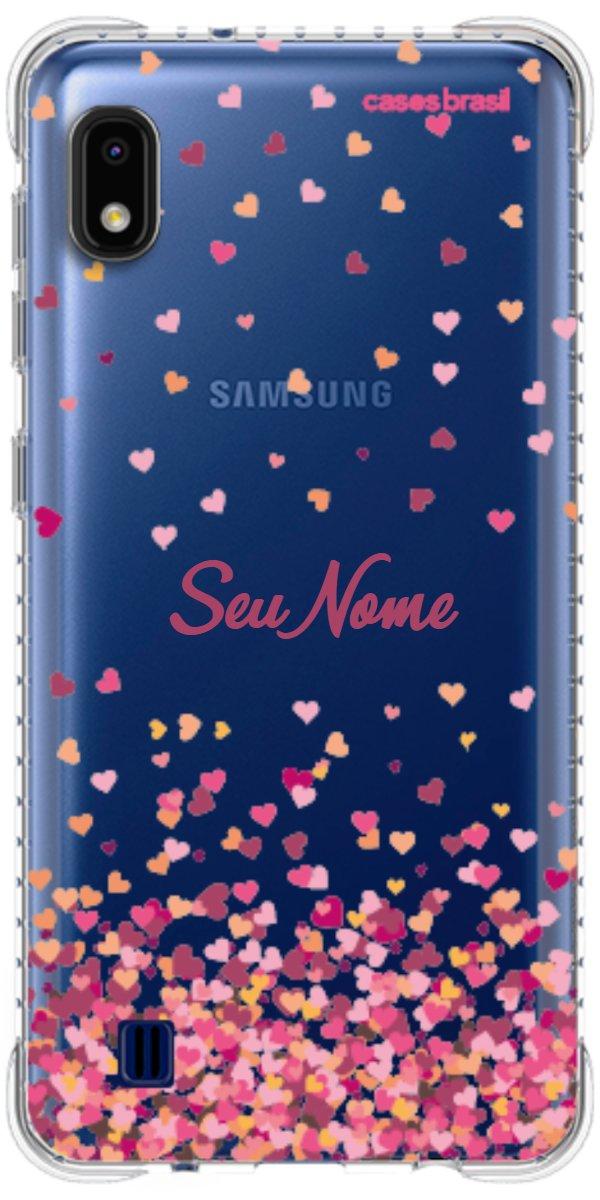 Capinha para Celular Corações Flutuantes