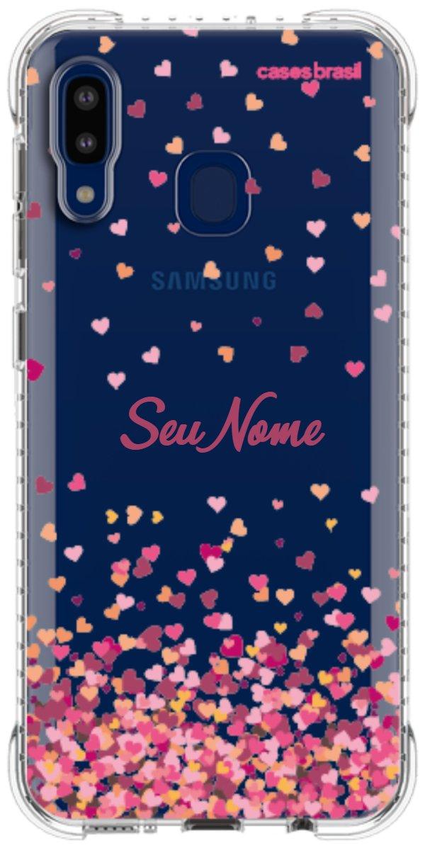 Capinha para Celular Corações Flutuantes
