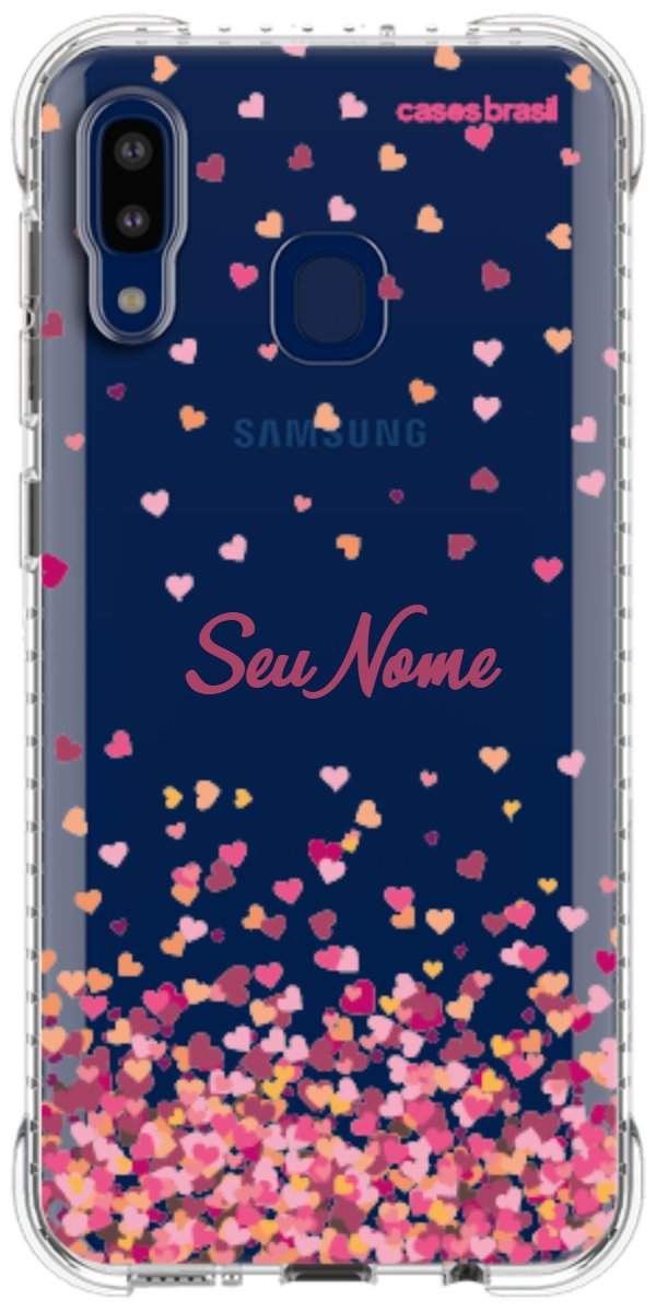 Capinha para Celular Corações Flutuantes