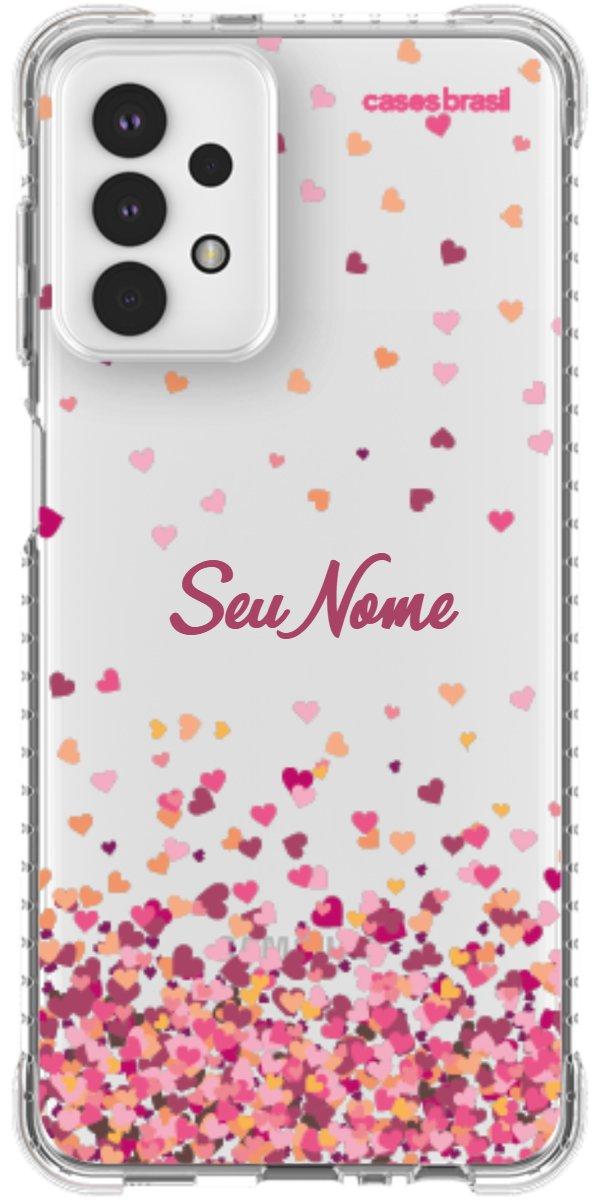 Capinha para Celular Corações Flutuantes