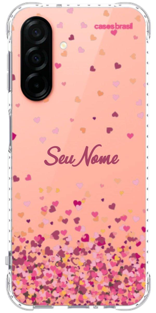 Capinha para Celular Corações Flutuantes