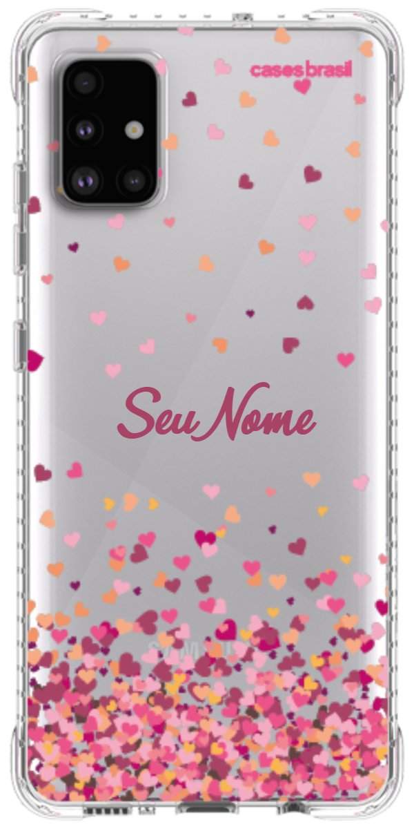 Capinha para Celular Corações Flutuantes