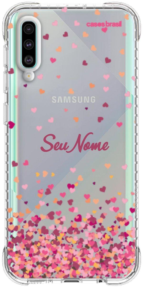 Capinha para Celular Corações Flutuantes