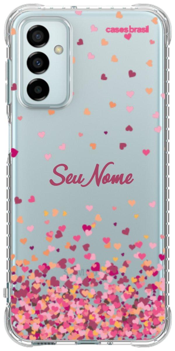 Capinha para Celular Corações Flutuantes