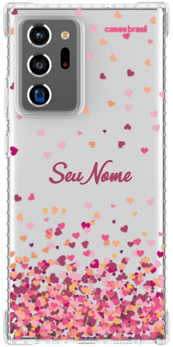 Capinha para Celular Corações Flutuantes