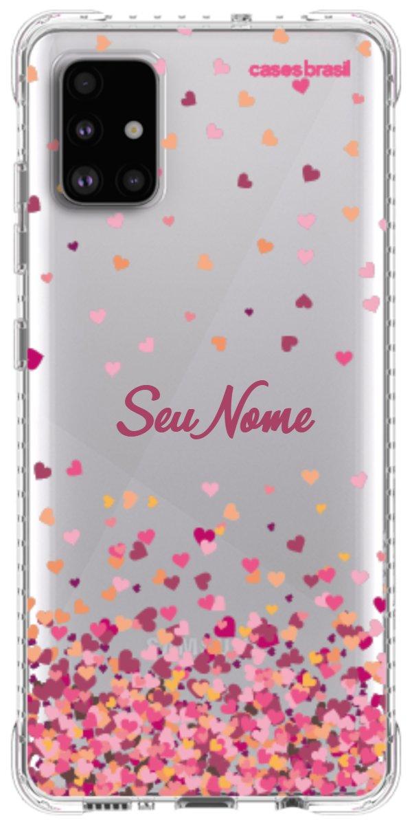 Capinha para Celular Corações Flutuantes