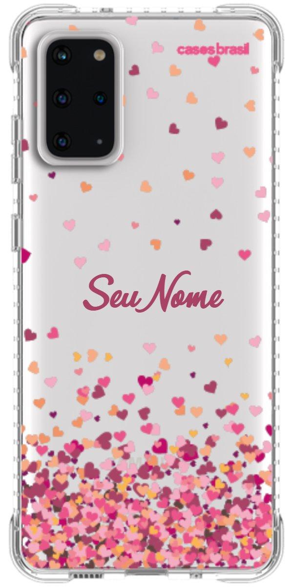 Capinha para Celular Corações Flutuantes