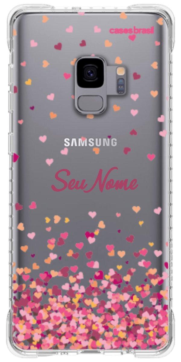 Capinha para Celular Corações Flutuantes