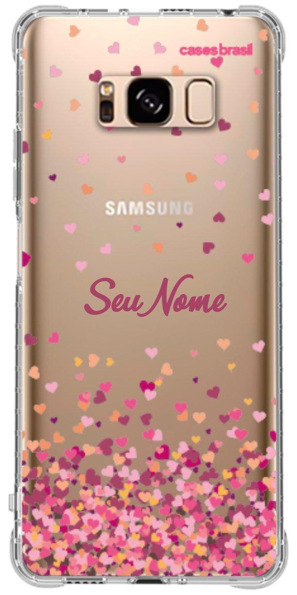 Capinha para Celular Corações Flutuantes