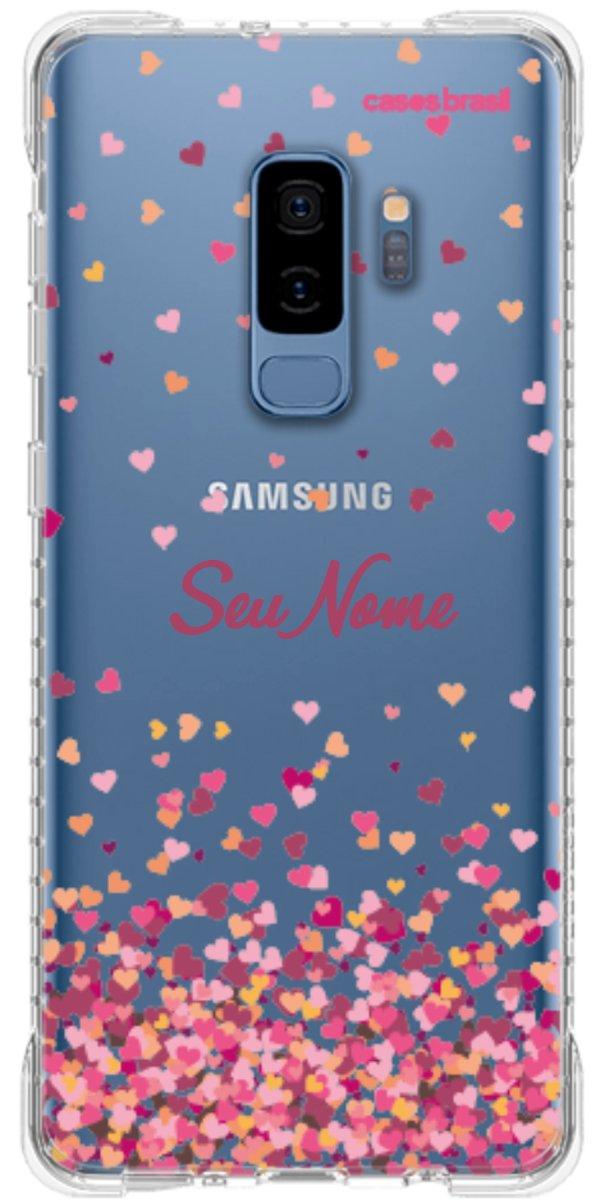 Capinha para Celular Corações Flutuantes