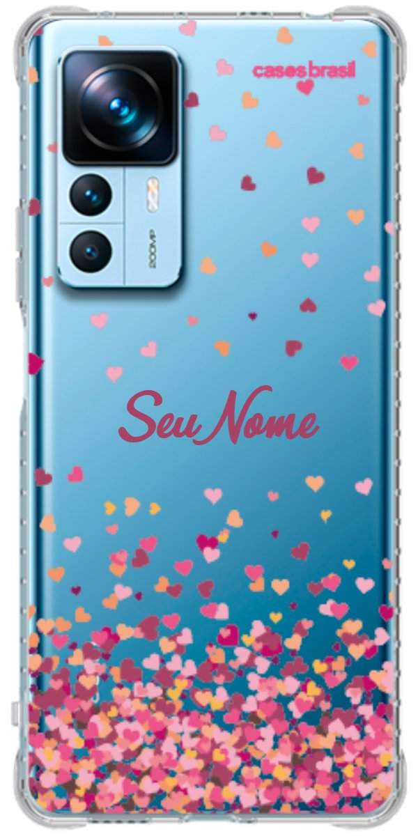 Capinha para Celular Corações Flutuantes