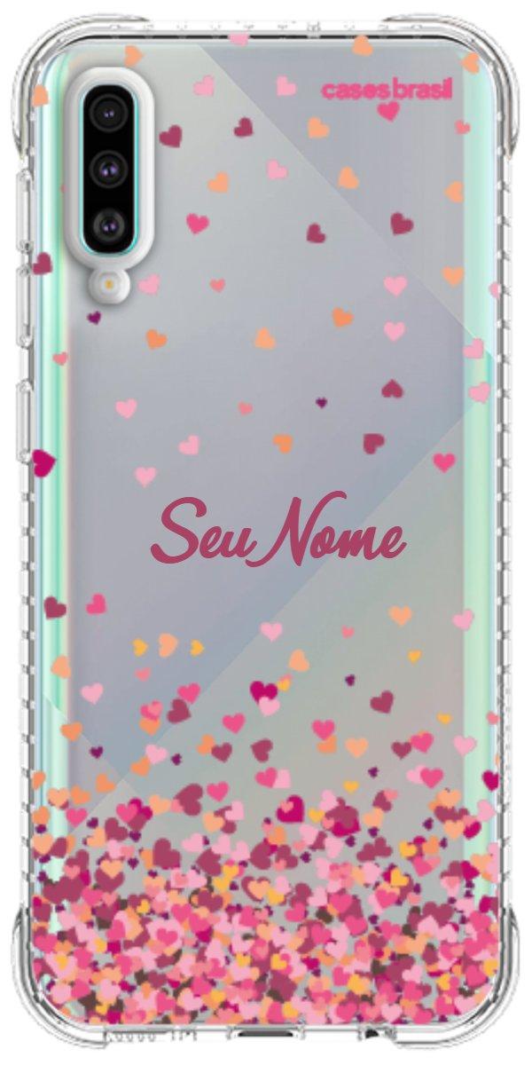 Capinha para Celular Corações Flutuantes
