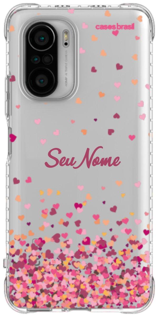 Capinha para Celular Corações Flutuantes