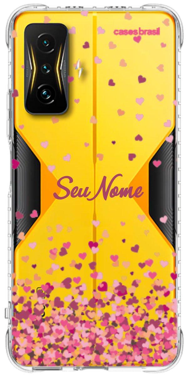 Capinha para Celular Corações Flutuantes