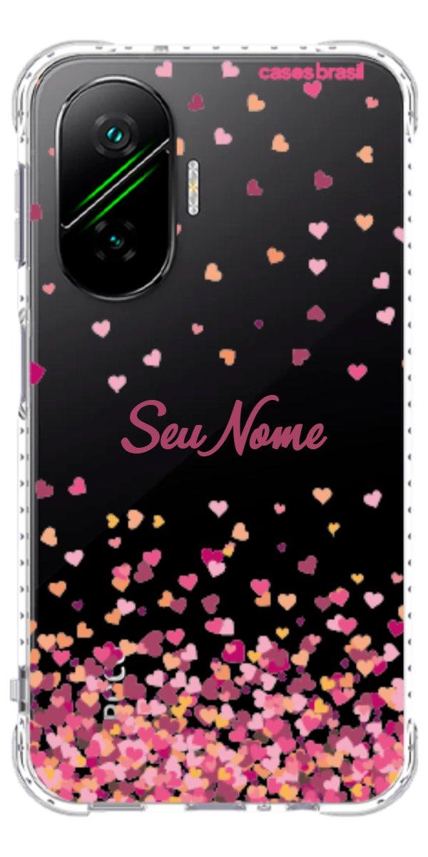 Capinha para Celular Corações Flutuantes