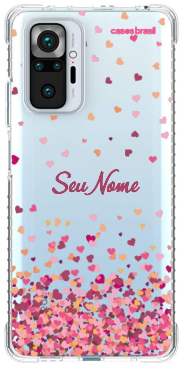 Capinha para Celular Corações Flutuantes