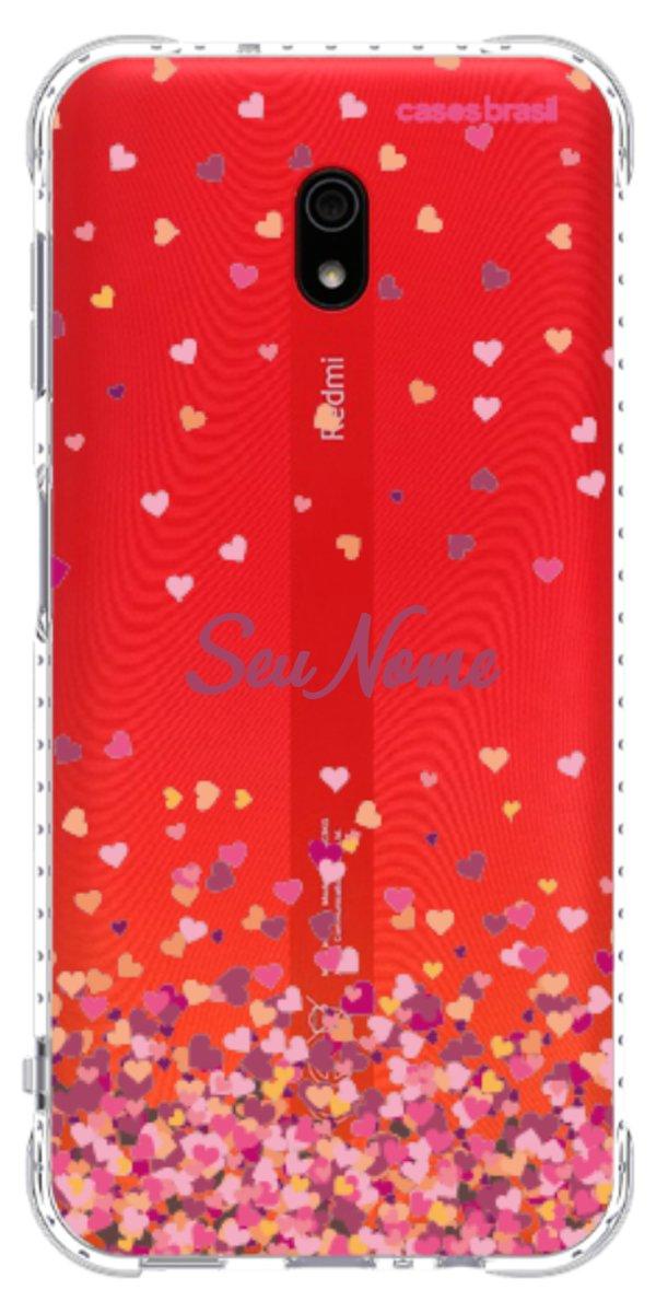 Capinha para Celular Corações Flutuantes