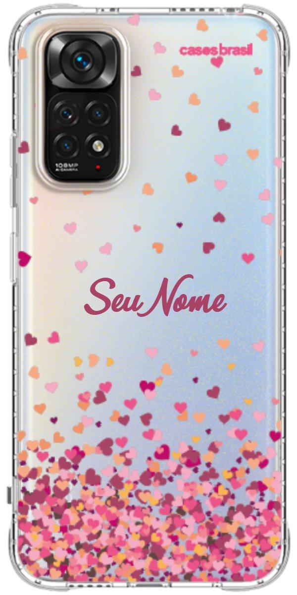 Capinha para Celular Corações Flutuantes